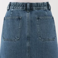 Women's Kapok Blend Denim A-Line Skirt