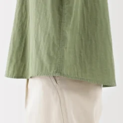 Women's Kapok Blend Double Gauze Long Sleeve Blouse