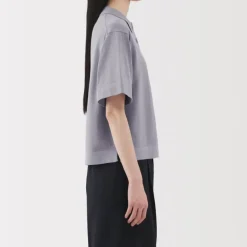 Women's Light Knit Short Sleeve Polo Jumper