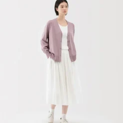 Women's Light Knit V-Neck Cardigan