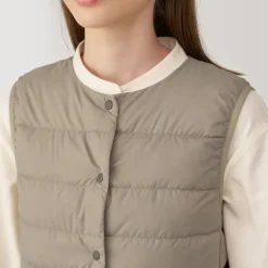 Women's Lightweight Down Collarless Vest