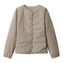 Women's Lightweight Down Collarless Jacket
