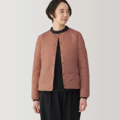 Women's Lightweight Down Collarless Jacket