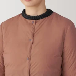 Women's Lightweight Down Collarless Jacket