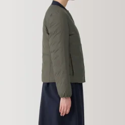 Women's Lightweight Down Collarless Jacket