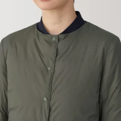 Women's Lightweight Down Collarless Jacket