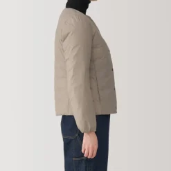 Women's Lightweight Down Collarless Jacket