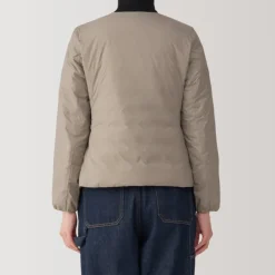 Women's Lightweight Down Collarless Jacket