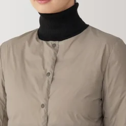 Women's Lightweight Down Collarless Jacket