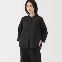 Women's Linen 3/4 Sleeve Blouse