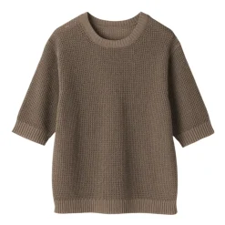 Women's Linen Blend Half Sleeve Sweater