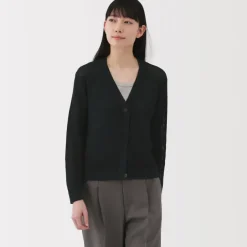 Women's Linen Blend Mesh Cardigan