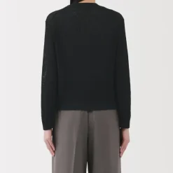 Women's Linen Blend Mesh Cardigan