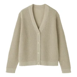 Women's Linen Blend Mesh Cardigan