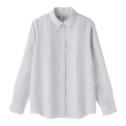 Women's Linen Striped Shirt