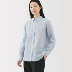 Women's Linen Striped Shirt