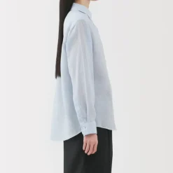 Women's Linen Striped Shirt