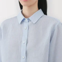 Women's Linen Striped Shirt