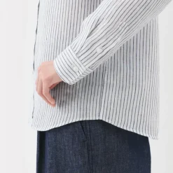 Women's Linen Striped Shirt