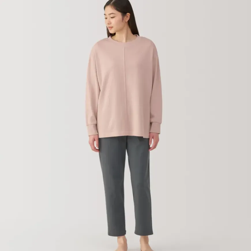Women's Loose-Twist Sweatshirt Loungewear Set
