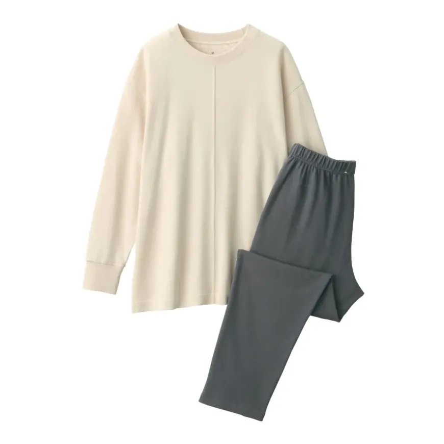 Women's Loose-Twist Sweatshirt Loungewear Set