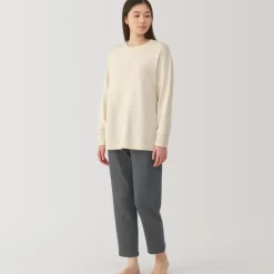 Women's Loose-Twist Sweatshirt Loungewear Set