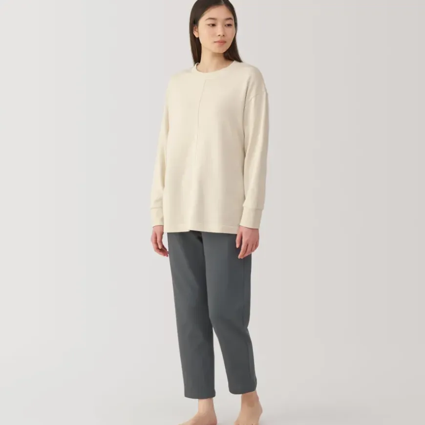 Women's Loose-Twist Sweatshirt Loungewear Set
