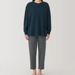 Women's Loose-Twist Sweatshirt Loungewear Set