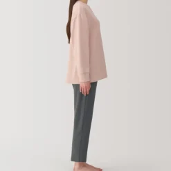 Women's Loose-Twist Sweatshirt Loungewear Set