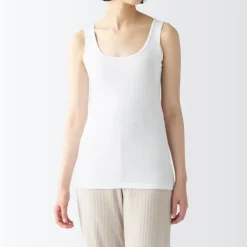 Women's Moisture Wicking Cotton Tank Top with Sweat Pads