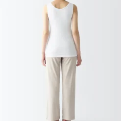 Women's Moisture Wicking Cotton Tank Top with Sweat Pads