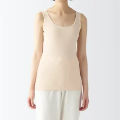 Women's Moisture Wicking Cotton Tank Top with Sweat Pads