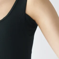 Women's Moisture Wicking Cotton Tank Top with Sweat Pads