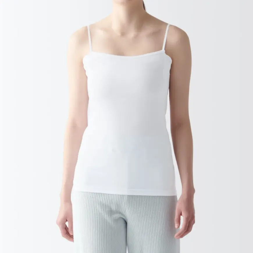 Women's Moisture Wicking Cotton Camisole with Sweat Pads