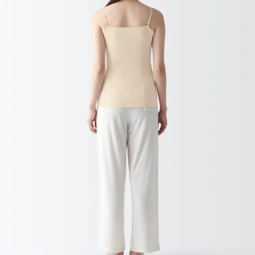 Women's Moisture Wicking Cotton Camisole with Sweat Pads