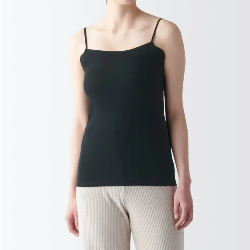 Women's Moisture Wicking Cotton Camisole with Sweat Pads