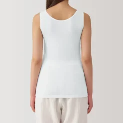 Women's Moisture-Wicking Cotton Tank Top with Sweat Pads