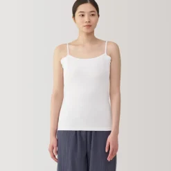 Women's Moisture-Wicking Cotton Camisole with Sweat Pads