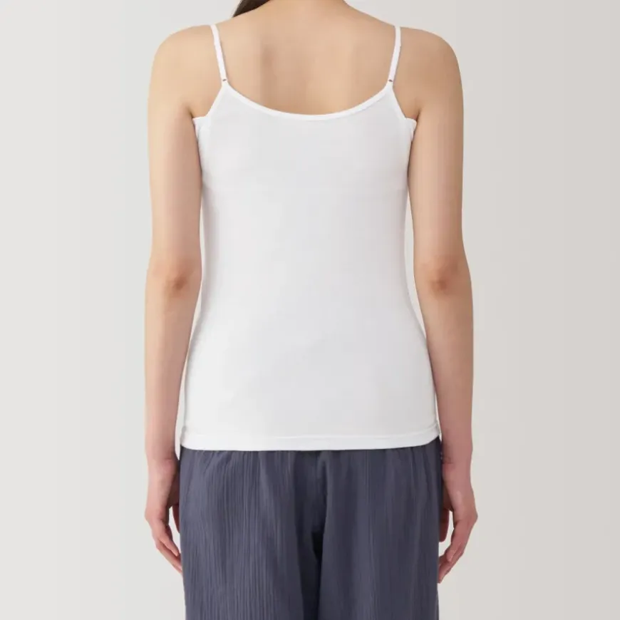 Women's Moisture-Wicking Cotton Camisole with Sweat Pads