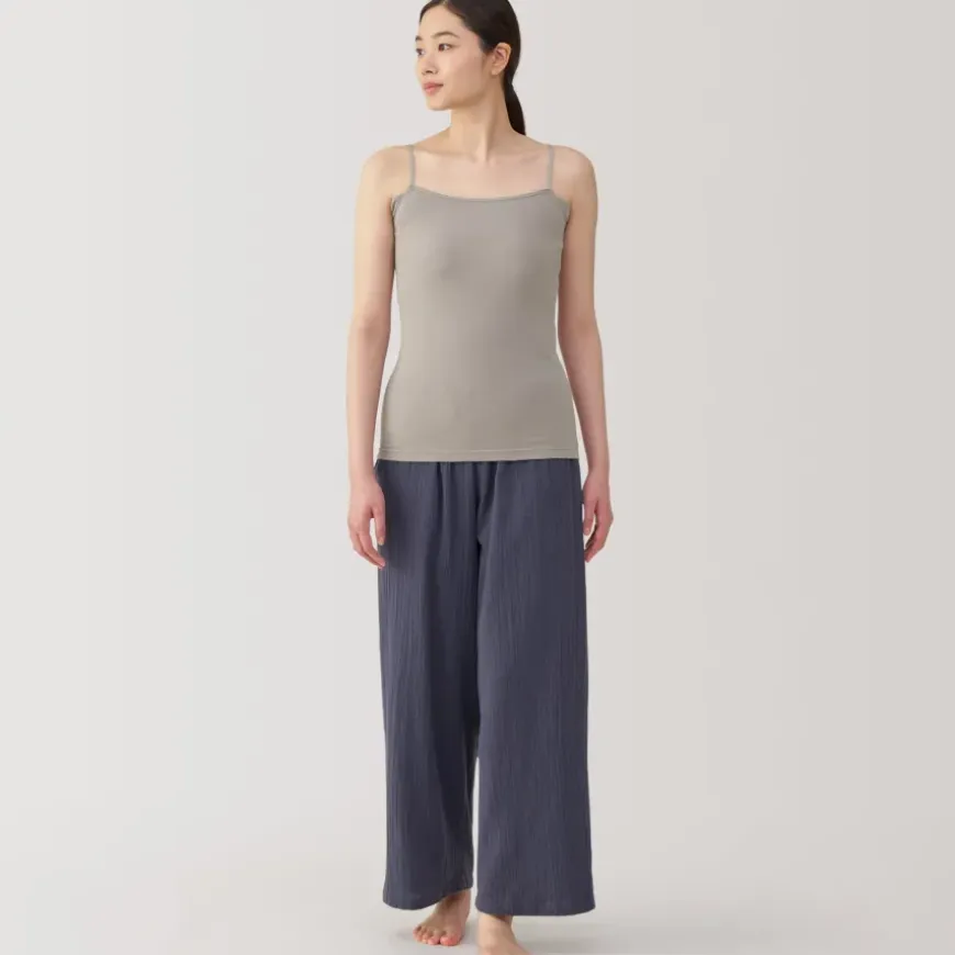 Women's Moisture-Wicking Cotton Camisole with Sweat Pads