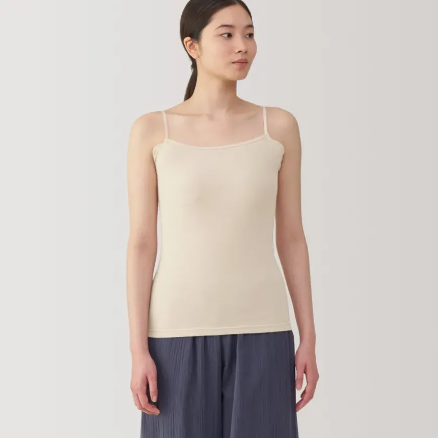 Women's Moisture-Wicking Cotton Camisole with Sweat Pads