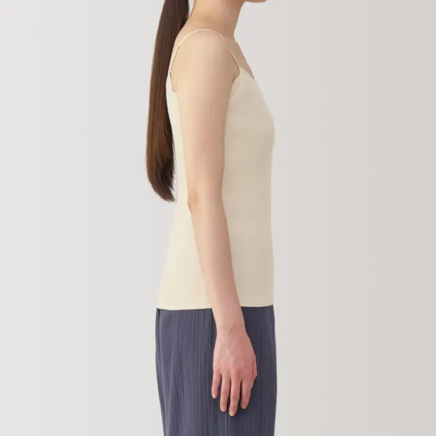 Women's Moisture-Wicking Cotton Camisole with Sweat Pads