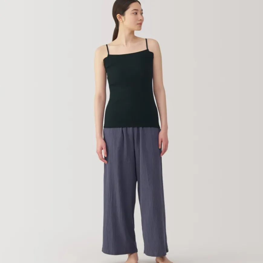 Women's Moisture-Wicking Cotton Camisole with Sweat Pads