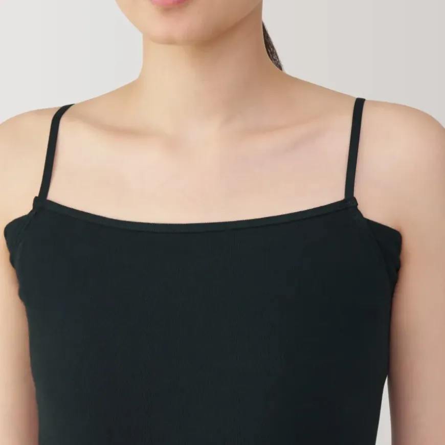 Women's Moisture-Wicking Cotton Camisole with Sweat Pads