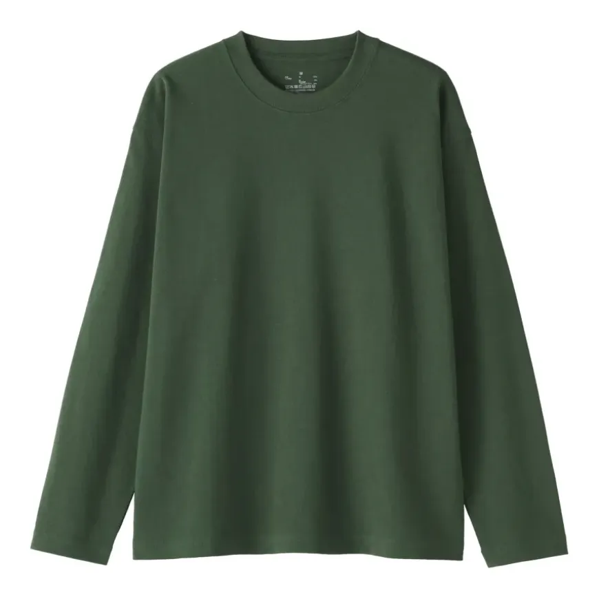 Women's 2-Ply Jersey Crew Neck Long Sleeve T-Shirt