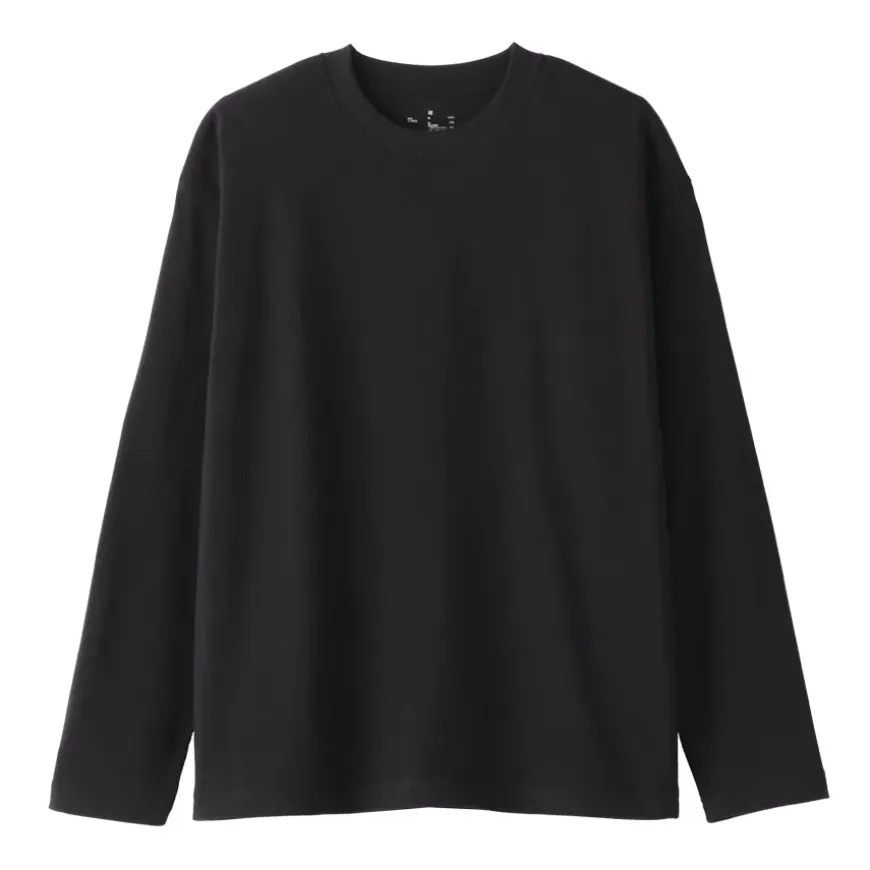 Women's 2-Ply Jersey Crew Neck Long Sleeve T-Shirt