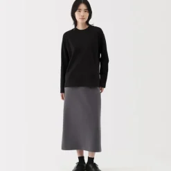 Women's 2-Ply Jersey Crew Neck Long Sleeve T-Shirt