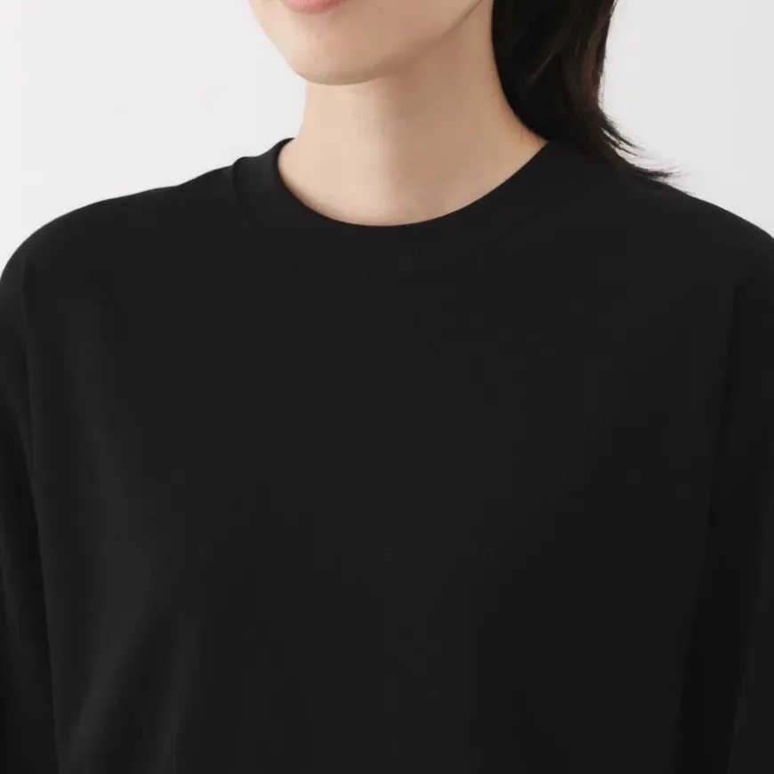 Women's 2-Ply Jersey Crew Neck Long Sleeve T-Shirt