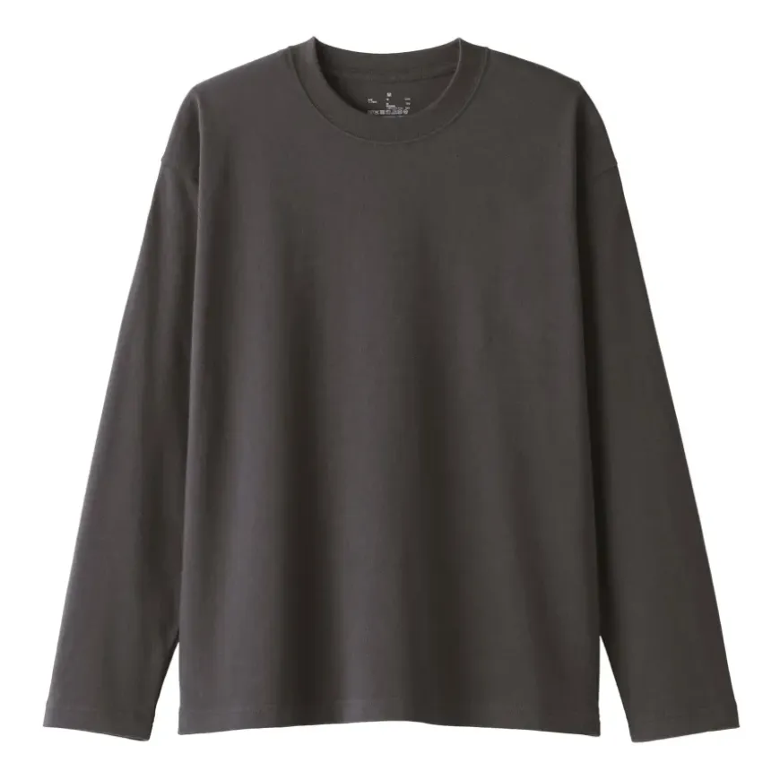 Women's 2-Ply Jersey Crew Neck Long Sleeve T-Shirt