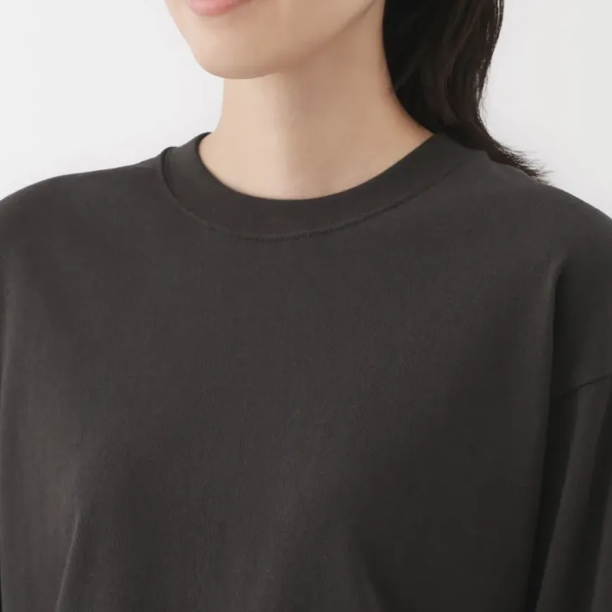 Women's 2-Ply Jersey Crew Neck Long Sleeve T-Shirt